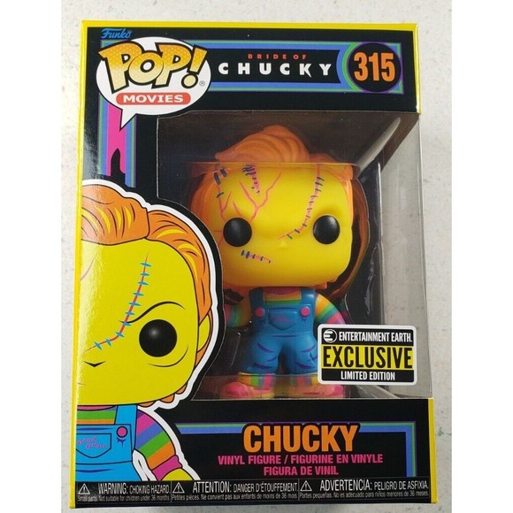 MINT Child's Play Chucky Black Light Funko Pop! Vinyl Figure #315 - Picture 2 of 13
